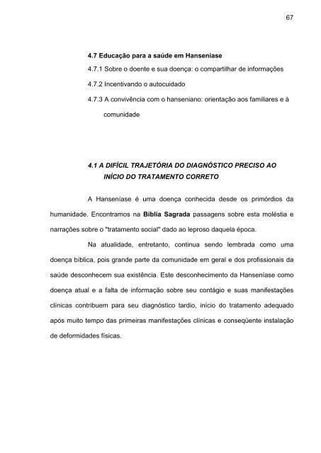 o mundo da vida do ser hanseniano - Instituto Lauro de Souza Lima