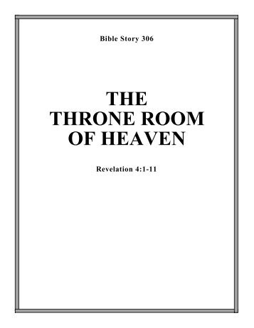 THE THRONE ROOM OF HEAVEN - Calvary Curriculum