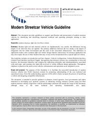 Modern Streetcar Vehicle Guideline