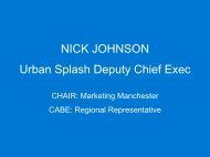 Nick Johnson - Urban Splash - Constructing Excellence