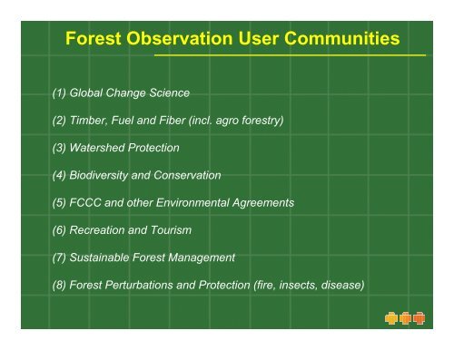 Forest CoP Presentation - Group on Earth Observations