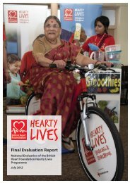 Final Evaluation Report - British Heart Foundation