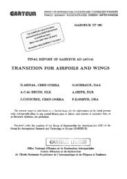 Transition for Airfoils and Wings - garteur