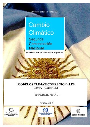 MODELOS CLIMÃTICOS REGIONALES CIMA - CONICET ...