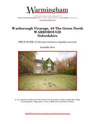 Warborough Vicarage, 49 The Green North ... - Warmingham