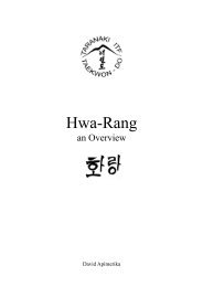 The Hwa-Rang - Taranaki ITF Taekwondo