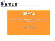 prÃ©sentation GRAAL - Amue