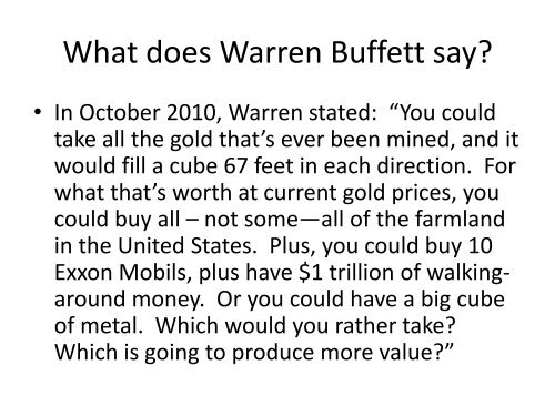 Investing in Precious Metals Just because it shines, doesn't mean it ...