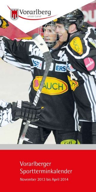 Der Aktuelle Sportterminkalender Als Download - Vorarlberg
