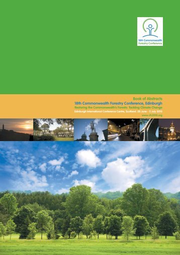 Poster Abstracts - 18th Commonwealth Forestry Conference