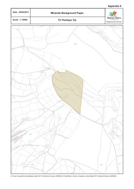 SD52 - Blaenau Gwent County Borough Council