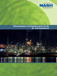 Vakuumpumpen und Kompressoren für die Öl- und Gasindustrie