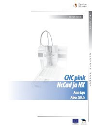 CNC pink NcCad ja NX - Opetaja.edu.ee