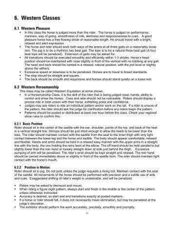 Western Classes