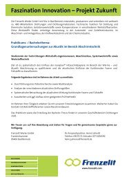 Faszination Innovation â Projekt Zukunft - Frenzelit-Werke GmbH ...