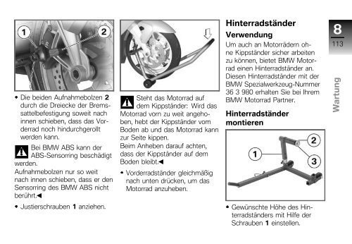 Bedienungsanleitung K 1200 S - BMW-K-Forum.de