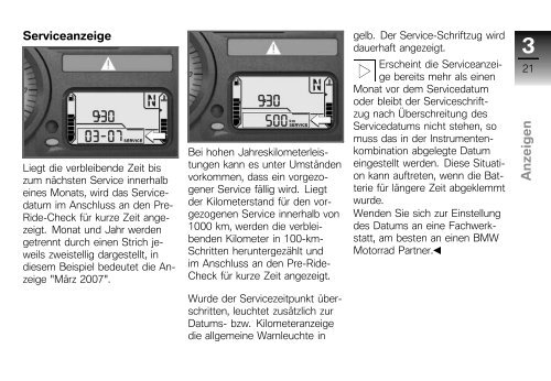 Bedienungsanleitung K 1200 S - BMW-K-Forum.de