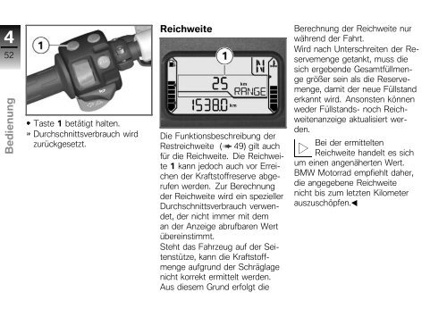 Bedienungsanleitung K 1200 S - BMW-K-Forum.de