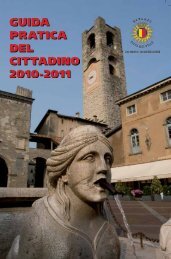 GUIDA PRATICA DEL CITTADINO 2010-2011 - Comune di Bergamo