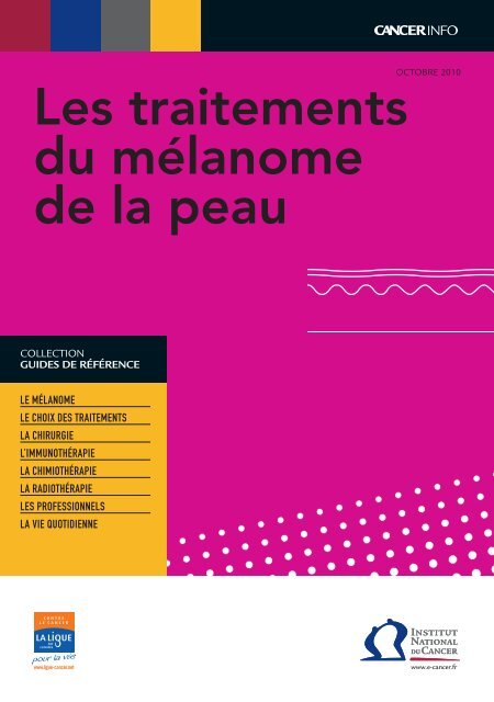 4 pages Institut National Du Cancer