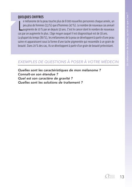 4 pages - Institut National Du Cancer