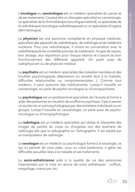 4 pages - Institut National Du Cancer