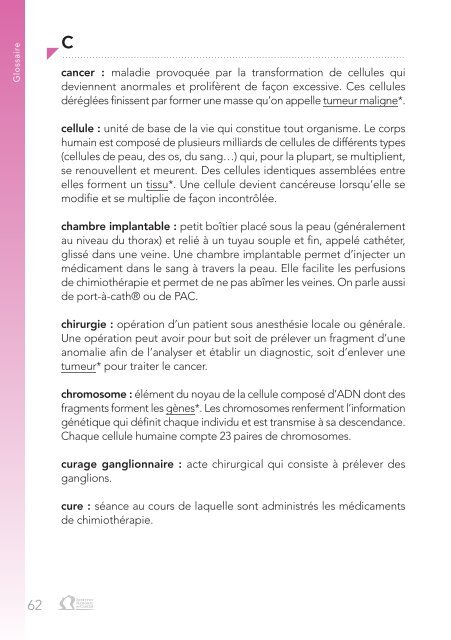 4 pages - Institut National Du Cancer