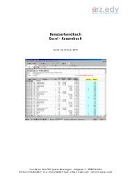Excel Kassenbuch Dokumentation Carl Rainer Zeiss