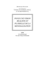 pour une vision réaliste et plurielle de la mondialisation