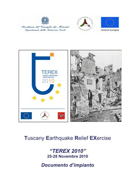 TEREX 2010 - Dipartimento della Protezione Civile