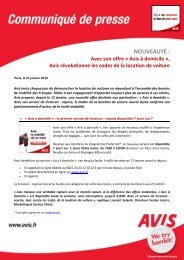 Téléchargez le Communiqué de presse en cliquant ici - Avis