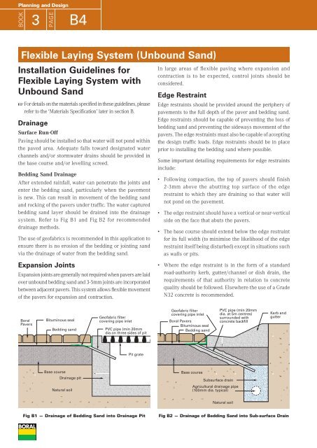 Specifications and additional Information - Boral