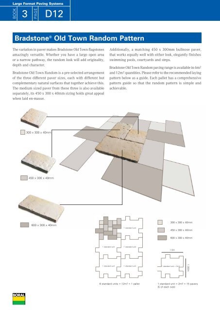 Specifications and additional Information - Boral