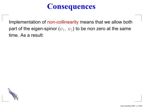 Non-collinear magnetism in WIEN2k