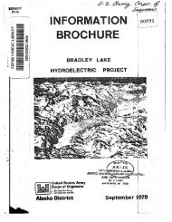 Bradley Lake Hydroelectric Project Information Brochure-1979