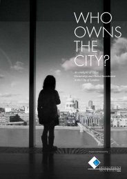 Who Owns The City? - Development Securities PLC