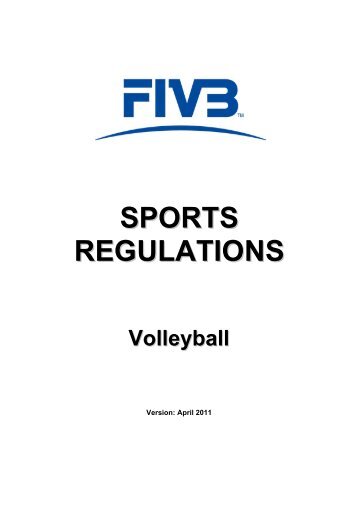 ANNEXES to the FIVB Sports Regulations