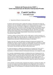 Historia del Proceso de las CIDIP´s