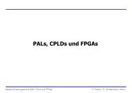 PAL, CPLD, FPGA etc. - Lehrstuhl fÃ¼r Schaltungstechnik und ...