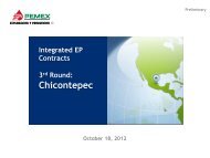Chicontepec - Contratos Integrales EP - PEMEX.com