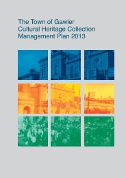 The Town of Gawler Cultural Heritage Collection Management Plan ...