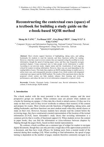 ICCE 2009 Publications Format - Nectec