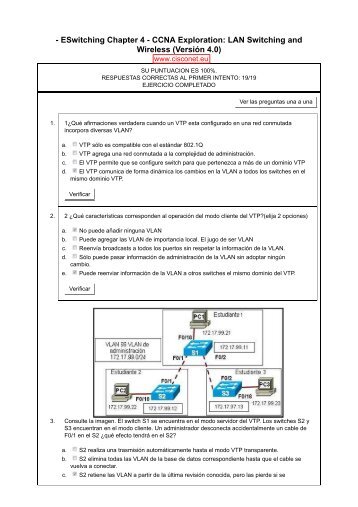 - ESwitching Chapter 4 - CCNA Exploration: LAN Switching and ...