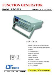 FG-2003 - Test and Measurement Instruments CC