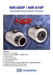 NIR-600P / NIR-610P Near-infrared Camera with 640 ... - Photon Lines