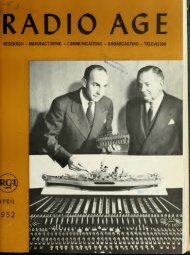 Radio Age - 1952, April -34 Pages, 2.9 MB, .PDF - VacuumTubeEra