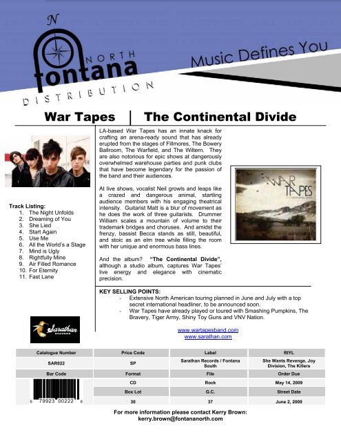 new releases - Fontana North