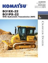 D31EX-22 D31PX-22 - Equipment Central