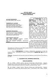ACTA Nº 166/07 - Ayuntamiento de Roquetas de Mar