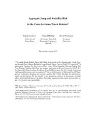 Aggregate Jump and Volatility Risk in the Cross-Section of Stock ...